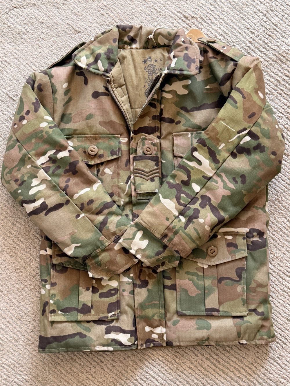 DANDY Kids Camo Utility Jacket NWT Size 7/8 Military Style